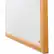 Alt View Zoom 17. Floortex - Viztex Lacquered Steel Magnetic Dry Erase Boards with an Oak Effect Frame - 24'' x 36'' - White.