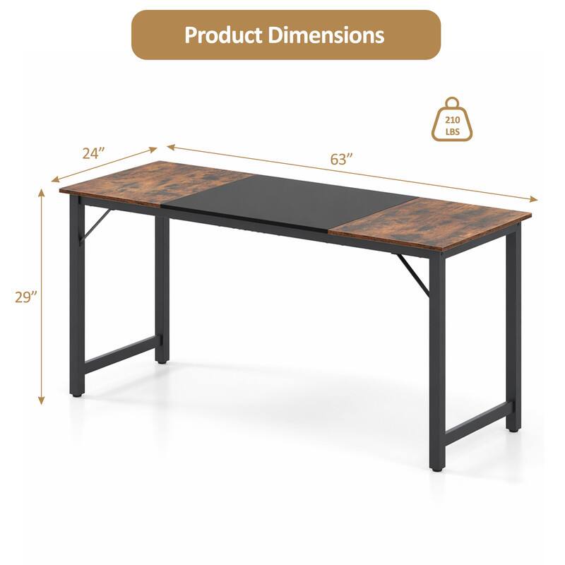 Product Dimensions: 210 LBS, 24" x 63" x 29"