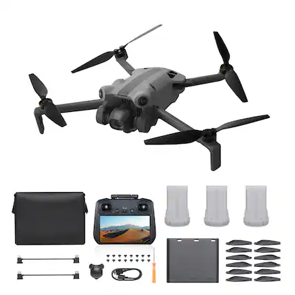 Front. SKYROVER - X1 Fly More Combo 8K Drone Bundle with Remote Screen Controller - Gray.