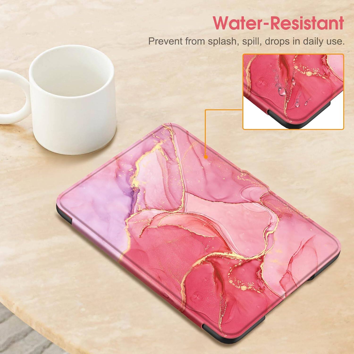Water-Resistant  
Prevent from splash, spill, drops in daily use.