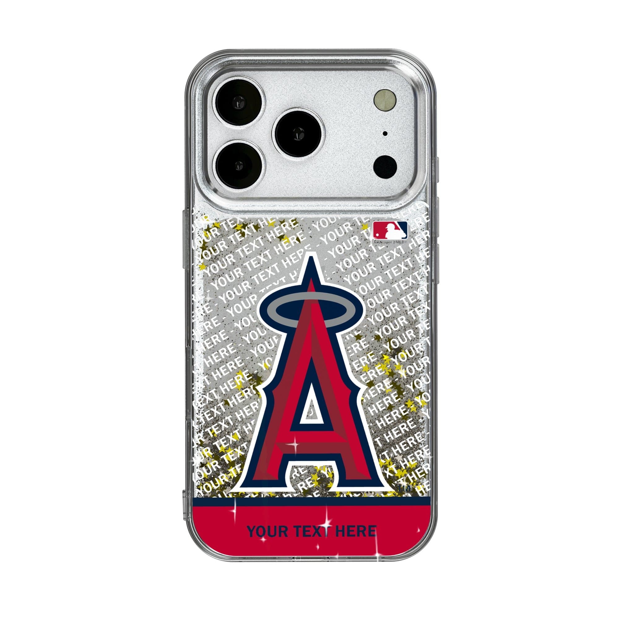 Keyscaper - MLB - Los Angeles Angels iPhone Personalized Glitter Case - 16 Pro Max - Multicolor price history on PriceWatchPro