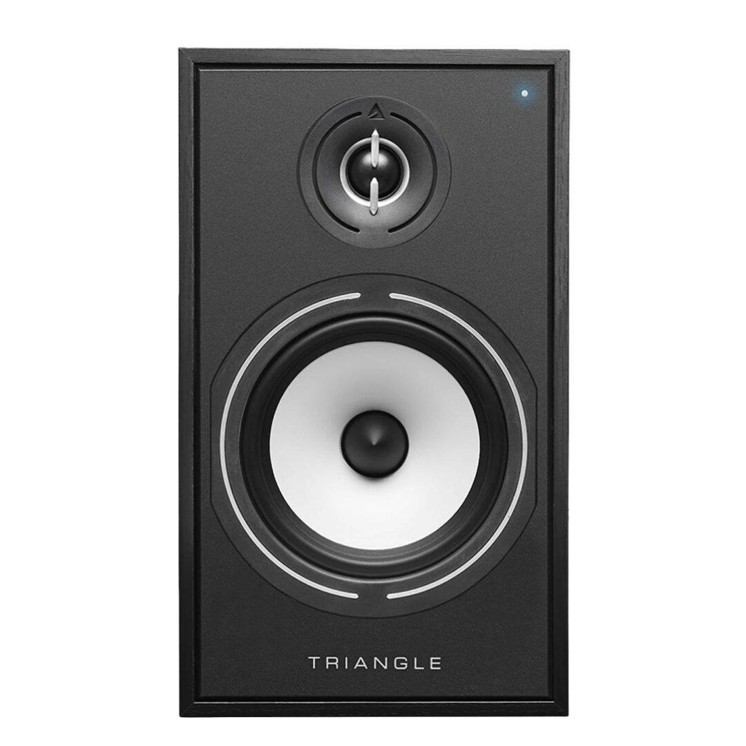 Left. Triangle - Triangle Borea Active Bluetooth Bookshelf Speaker Pair - Black Ash (BR03BT) - Black.