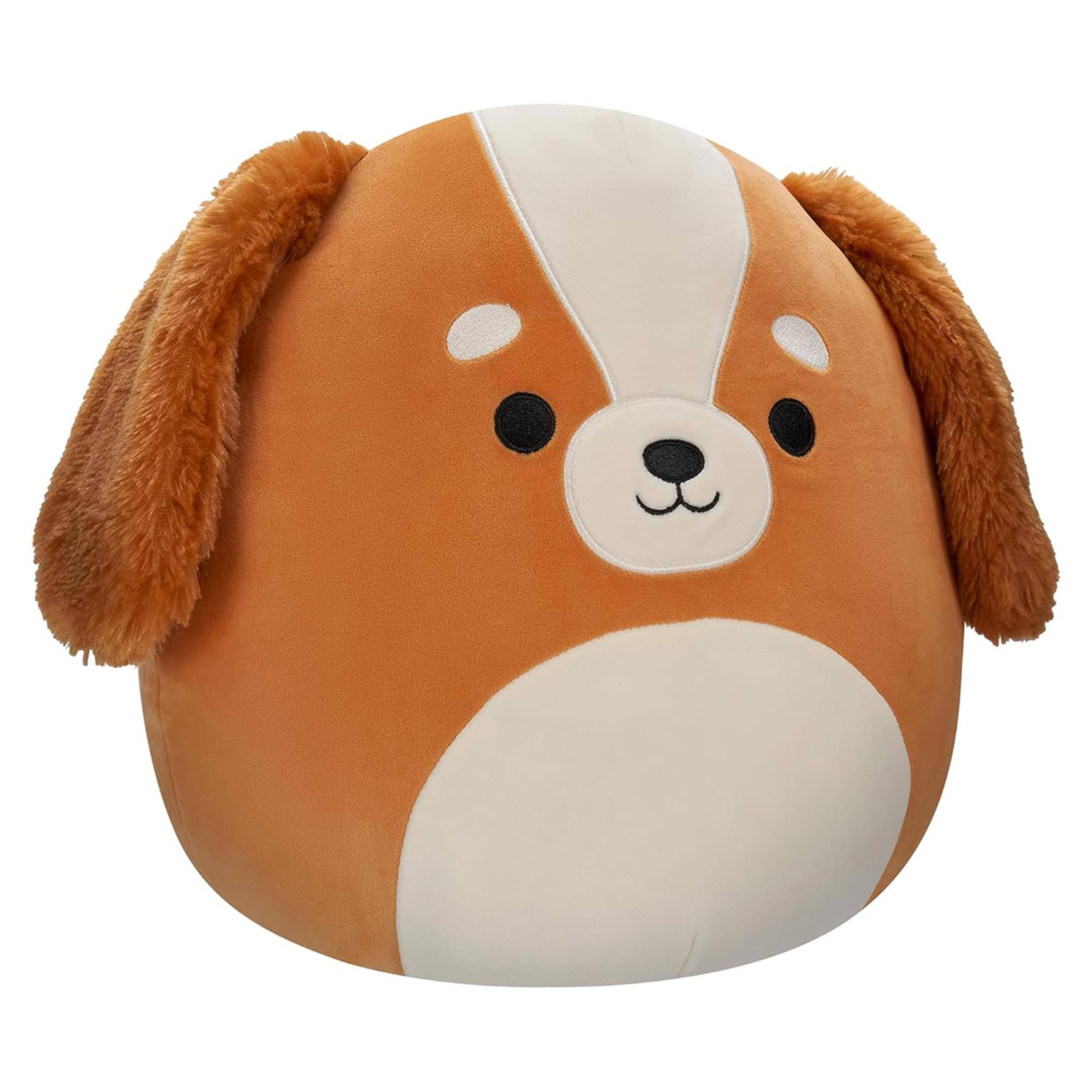 Alt View 3. Kellytoy - Squishmallow 12 Inch Plush | Ysabel the Brown and White Spaniel.