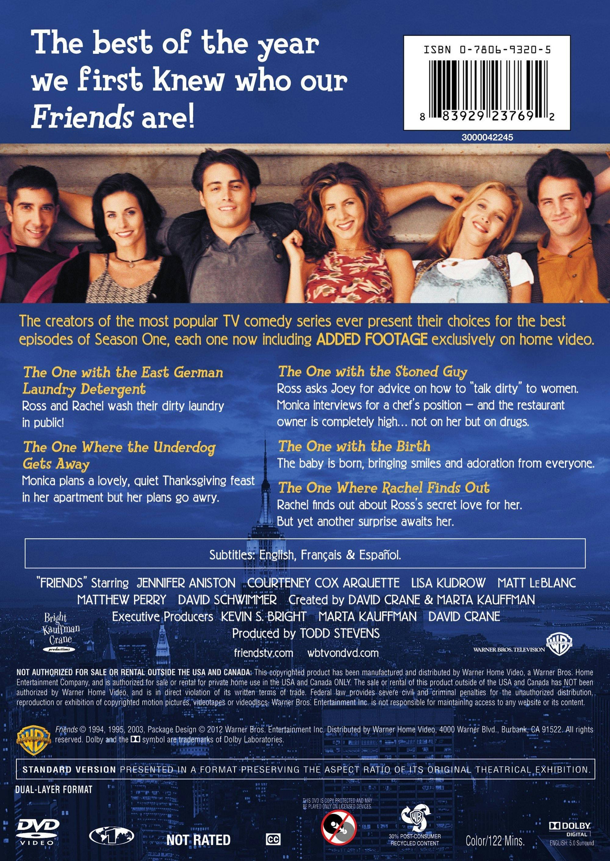 Back. The Best of Friends: Season 1 [DVD].