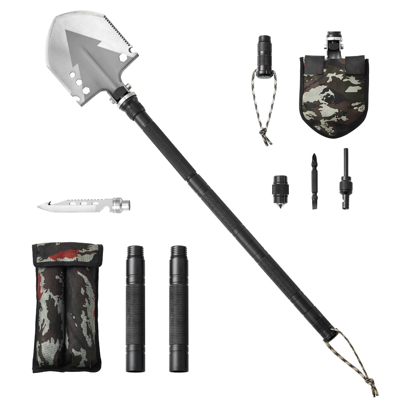 Alt View 2. LOVMOR - 11 In 1 Folding Survival Shovel Portable Compact Camping Multitool.