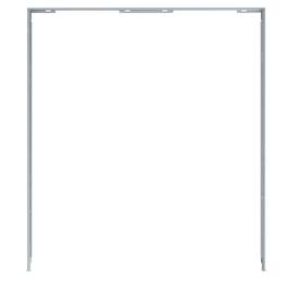 Miele - KFK7201 Decor Frame Set for Side-by-Side 36" MasterCool Refrigerators KFMC 3846 L/R/FD and KFMC 3642 L/R/FD - Stainless Steel