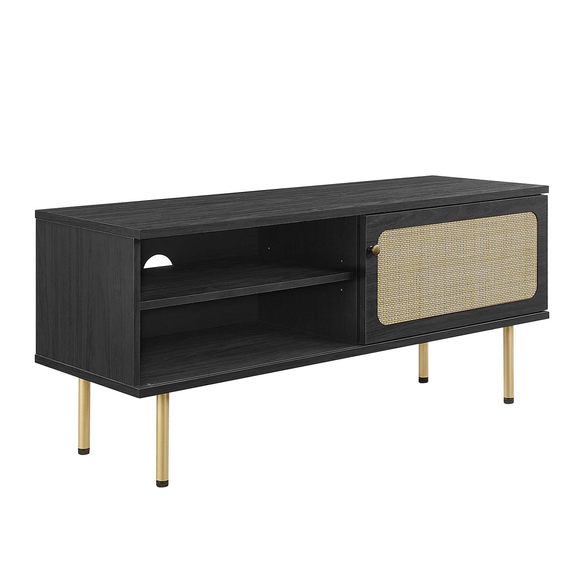 Angle. Modway - Cambria 47" TV Stand by Modway - Black.