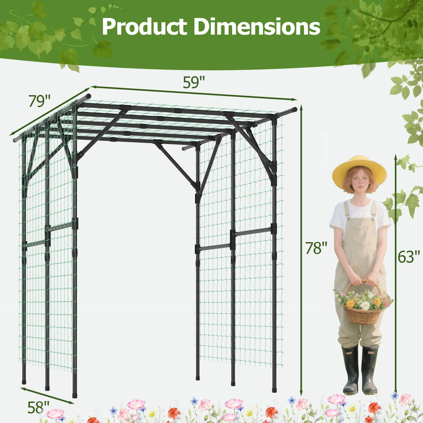 Product Dimensions

79"  
59"  
78"  
63"  
58"