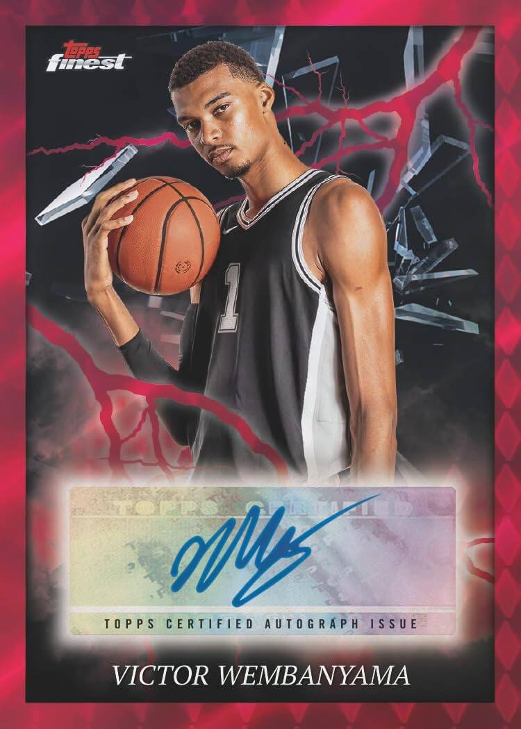 Topps Finest  
Topps Certified Autograph Issue  
Victor Wembanyama