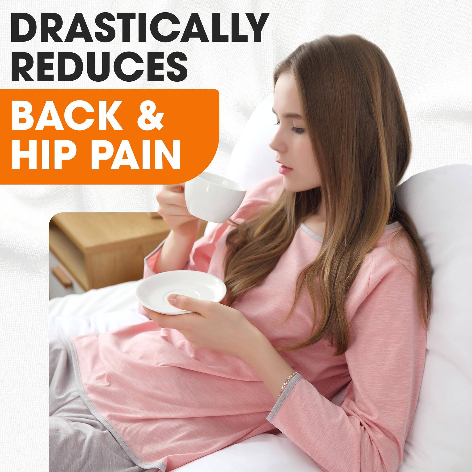 DRASTICALLY REDUCES BACK & HIP PAIN