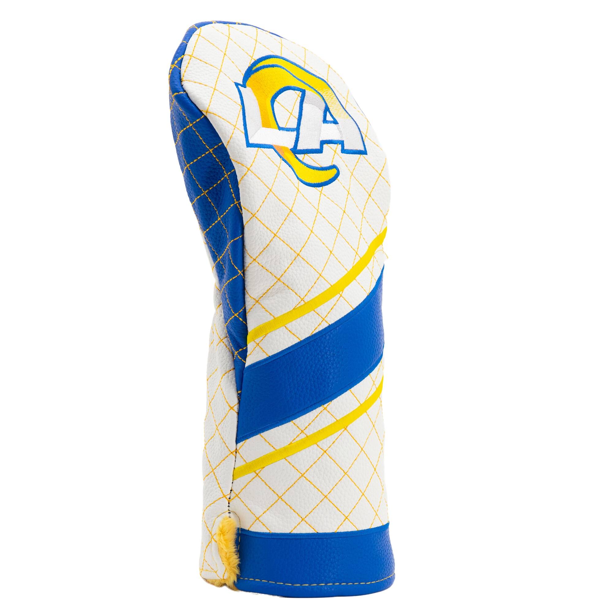 Alt View 2. Team Golf - Los Angeles Rams Striped Quilted Driver Headcover - Multicolor.