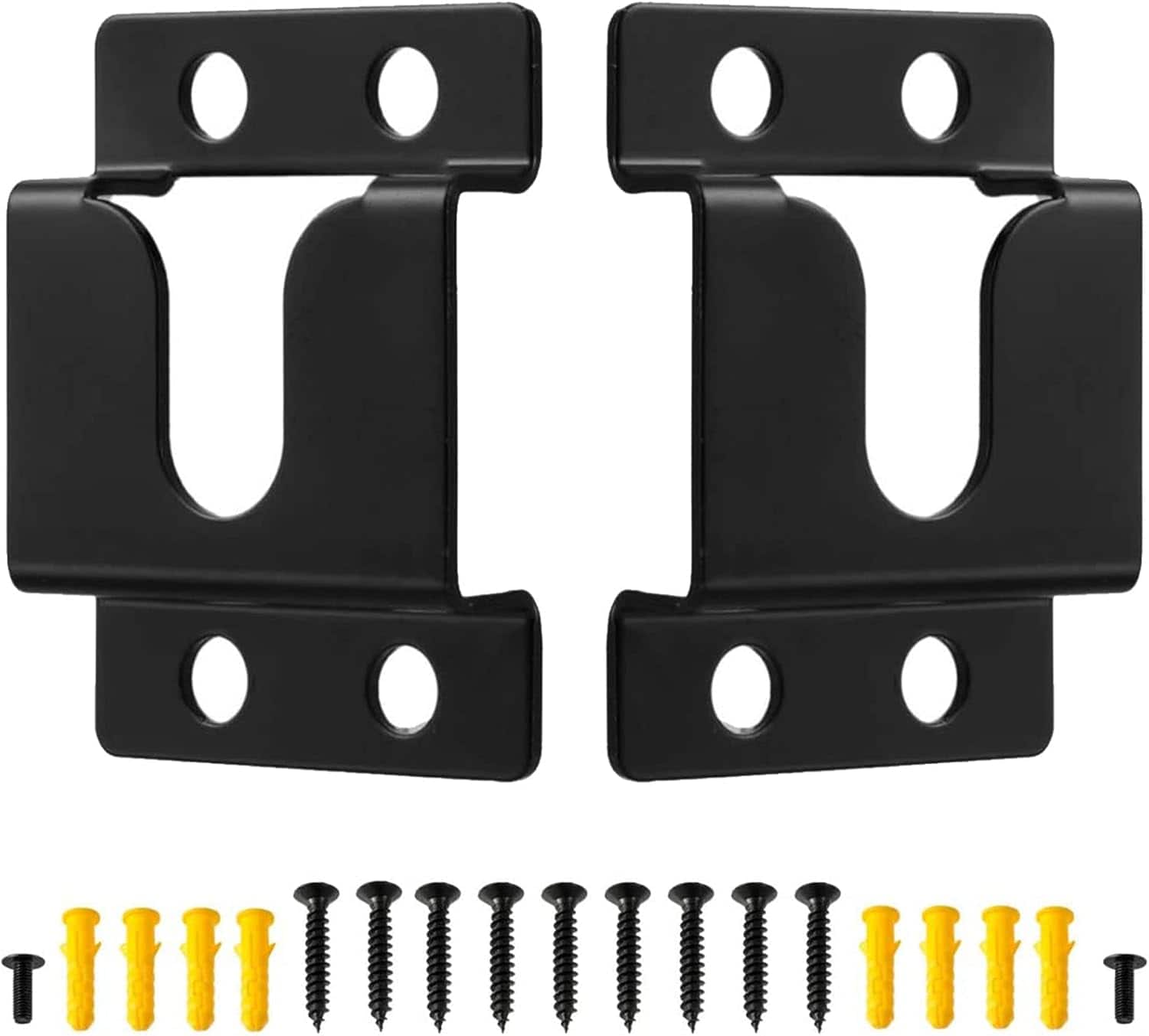 Schertz - VIZIO Soundbar Mounting Bracket – Rear Speaker Wall Mount for VIZIO Sound Bars, Space-Saving Design for Mounting Under o - Black