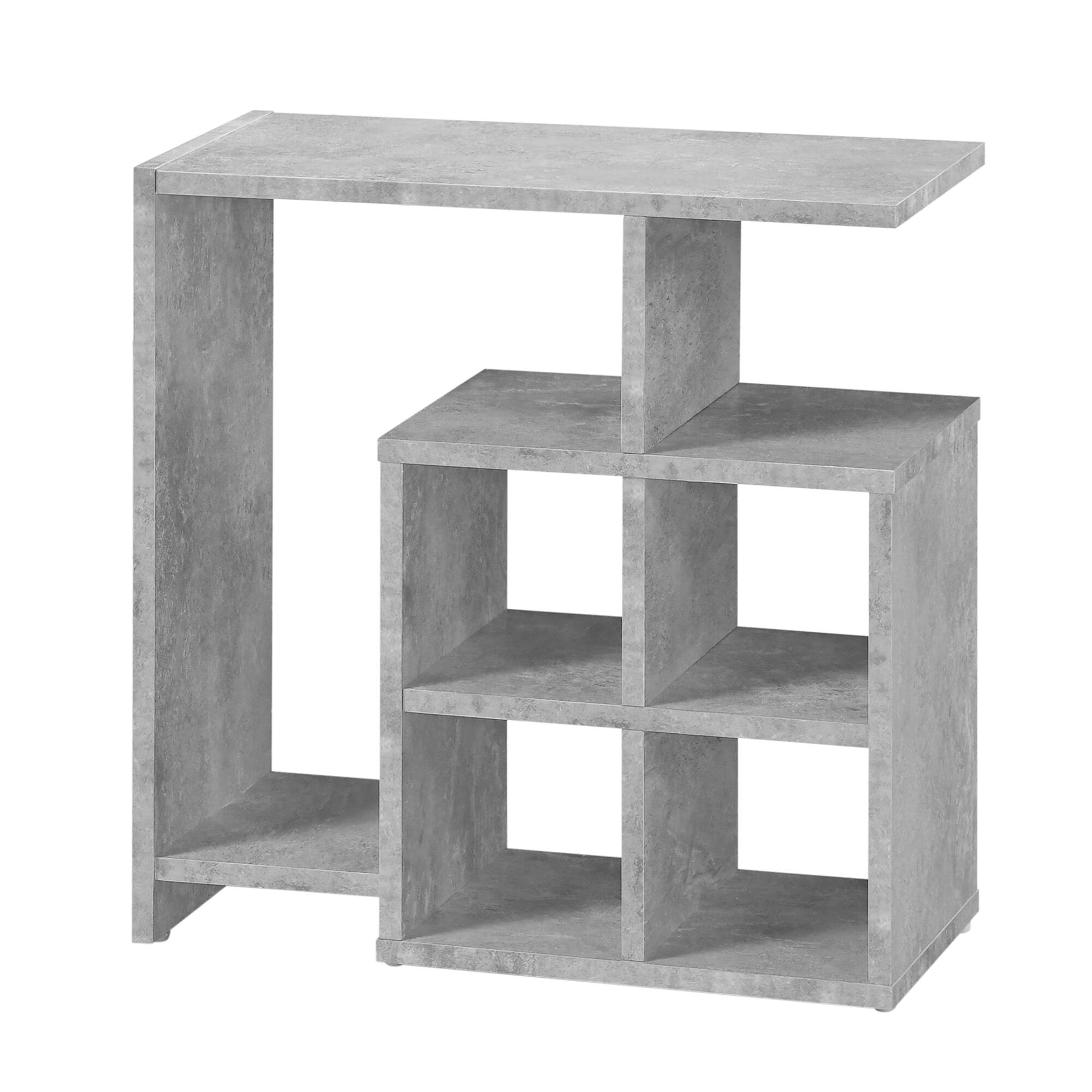 Kings Brand Furniture Modern Side End Table with Open Cube Storage ...