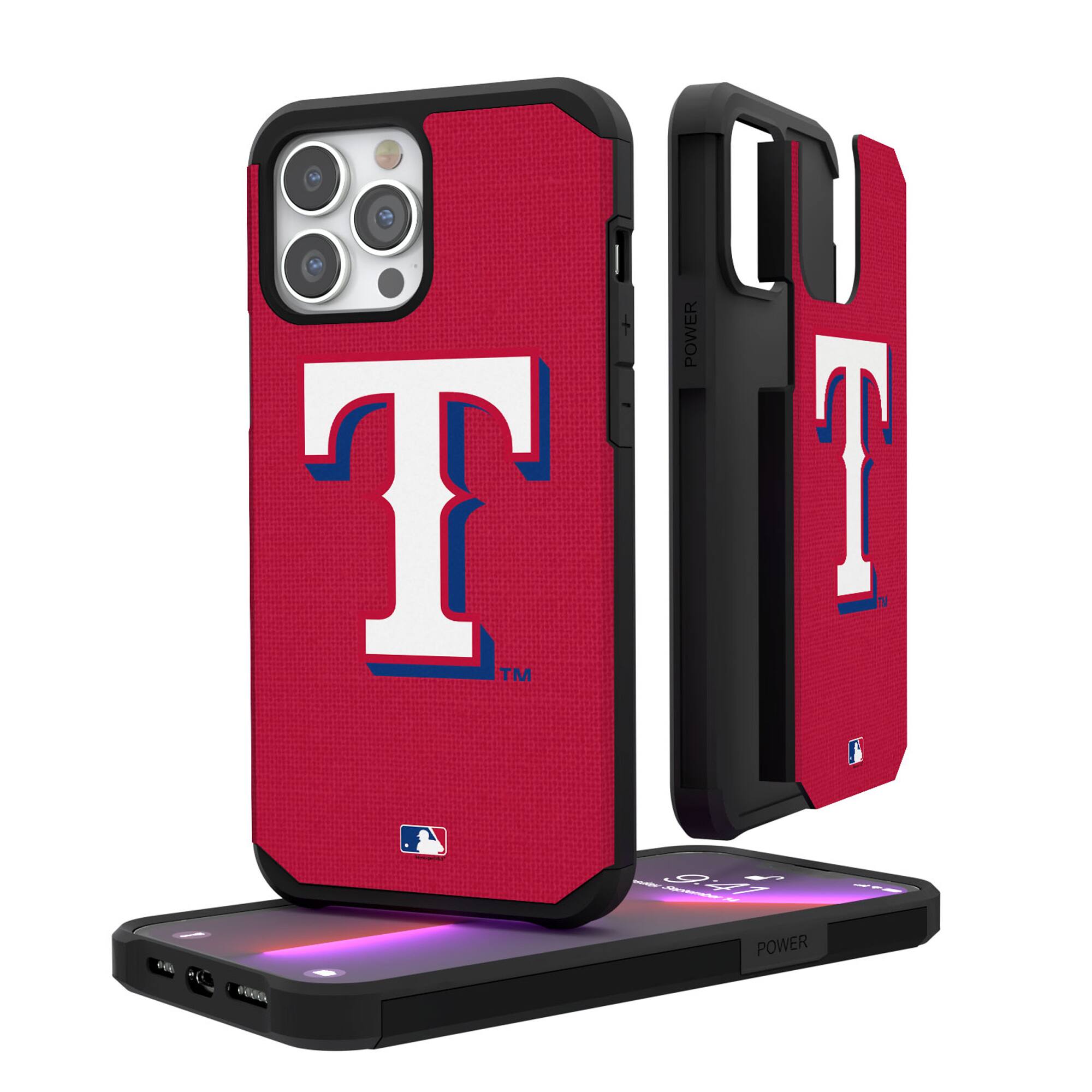 Keyscaper - MLB - Texas Rangers Red iPhone Solid Design Rugged Case - 16 - Multicolor price history on PriceWatchPro