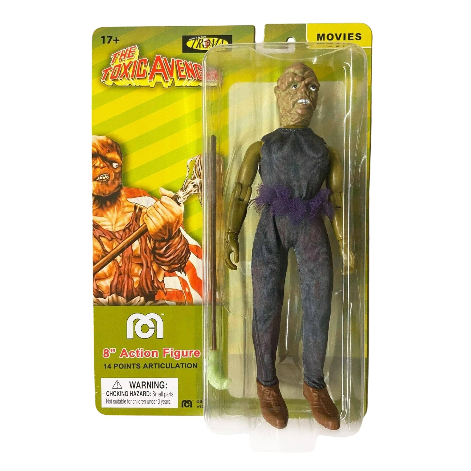 17+ TROMA THE TOXIC AVENGERS MOVIES M 8" Action Figure 14 POINTS ARTICULATION WARNING: CHOKING HAZARD: Small parts Not suitable for children under 3 years