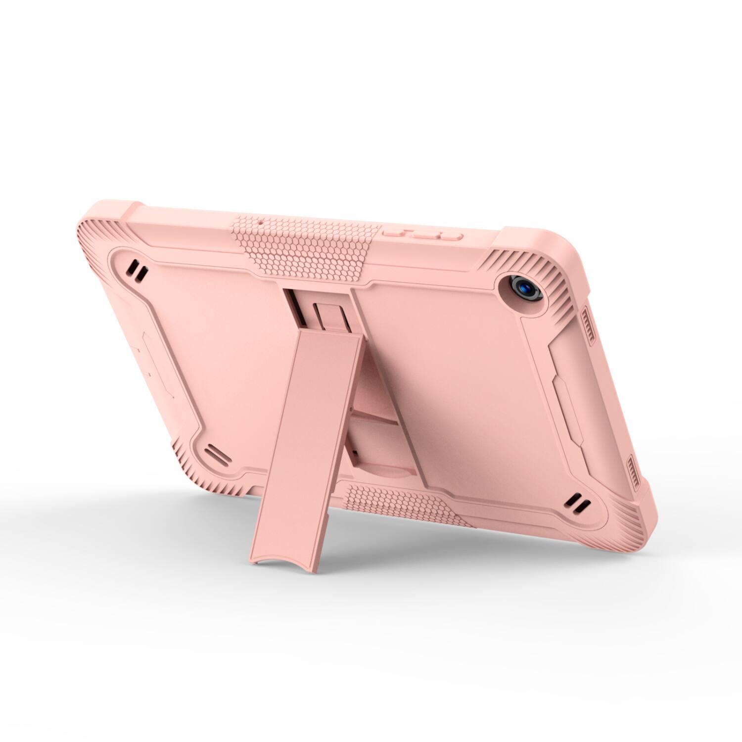 Alt View 4. Echelon - echelon Rampart Series Rugged Tablet Case with Kickstand for Samsung Galaxy Tab A11+ 5G / Galaxy Tab A9+ 5G - Pink - Pink.