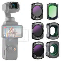 NEEWER 0.75x Wide LS-45 ND8/PL 01:21 0000000 NEEWER ND32/PL 2x Macro LS-64