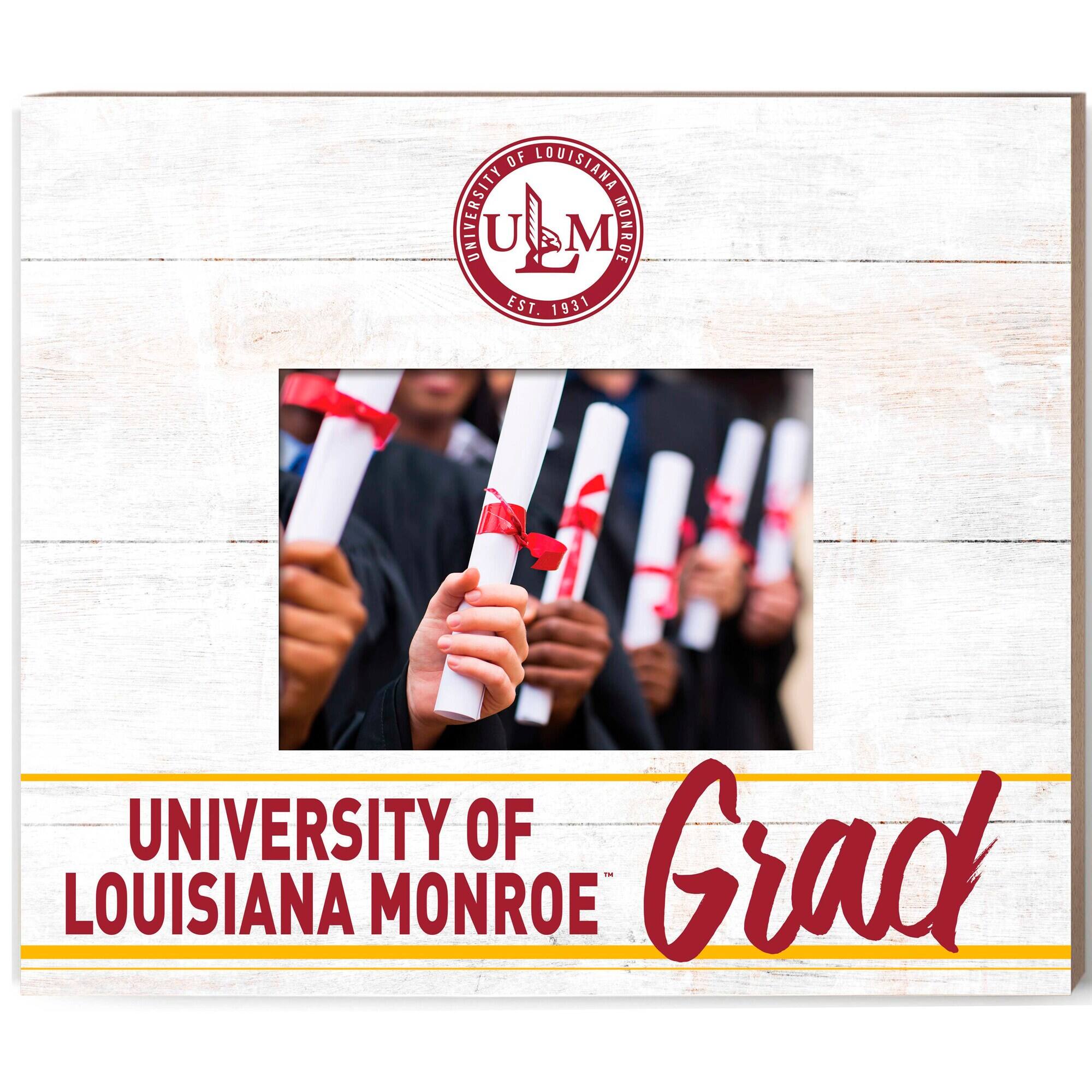 ULM Warhawks 13.5" x 11.5" Grad Frame