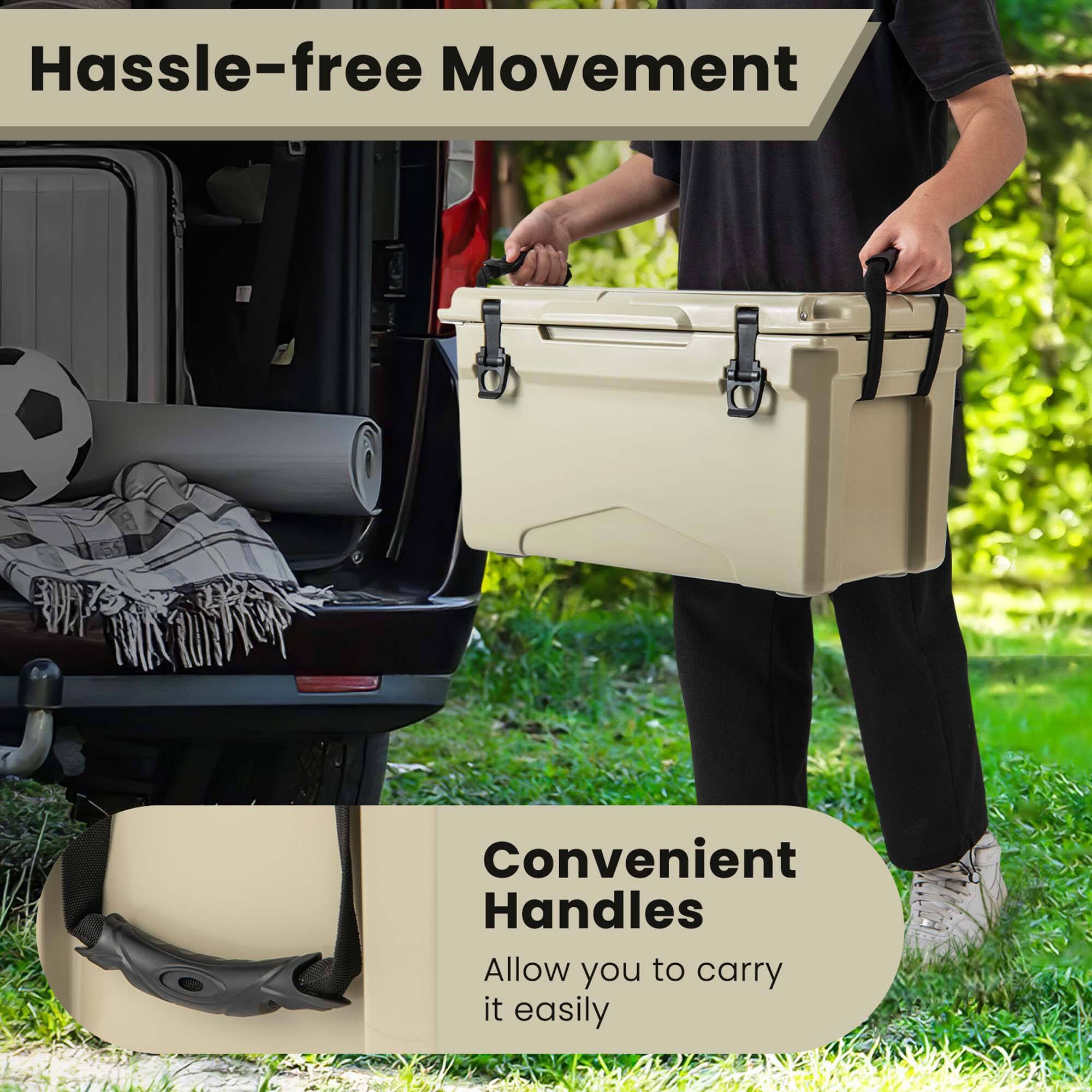 Hassle-free Movement  
Convenient Handles  
Allow you to carry it easily