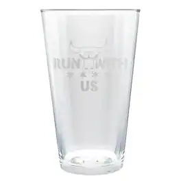 Great American Products - Chicago Bulls Etched 16oz. Rally Cry Pint Glass - Multicolor