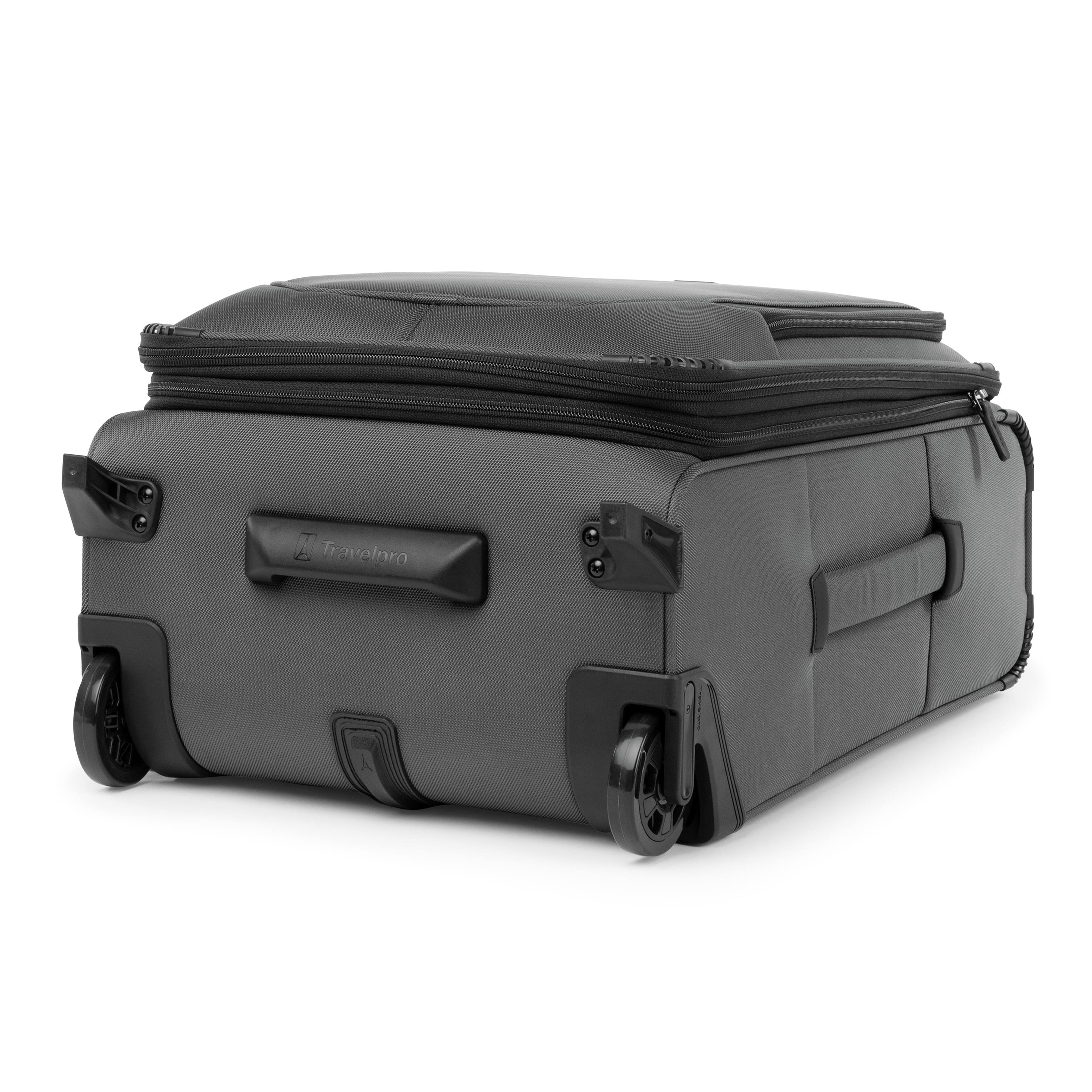Alt View 2. Travelpro - Travelpro Crew Classic Lightweight Softside Expandable 22" Carry On Rollaboard - Titanium Grey.