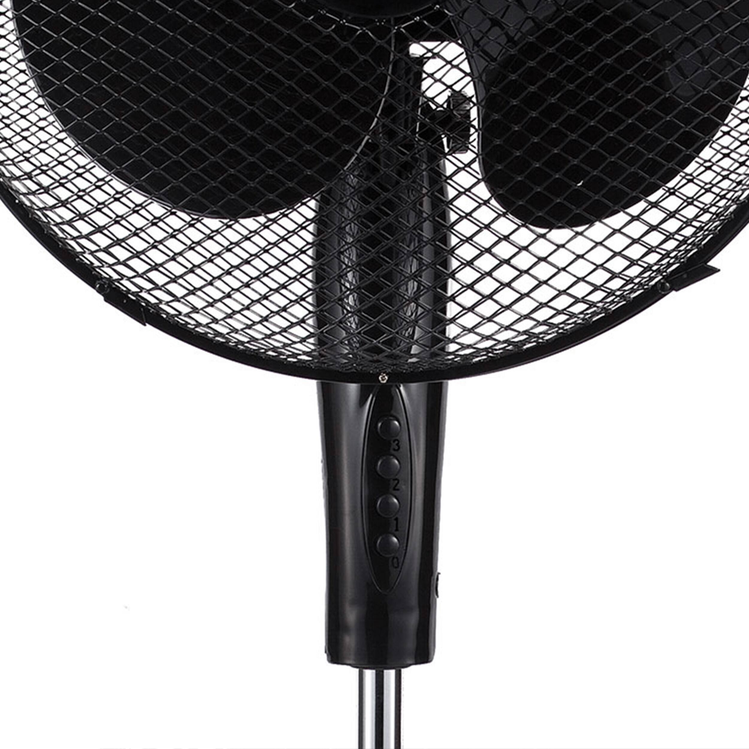 Back. Kool Zone - 3-Speed 16 inch Oscillating Stand Fan.