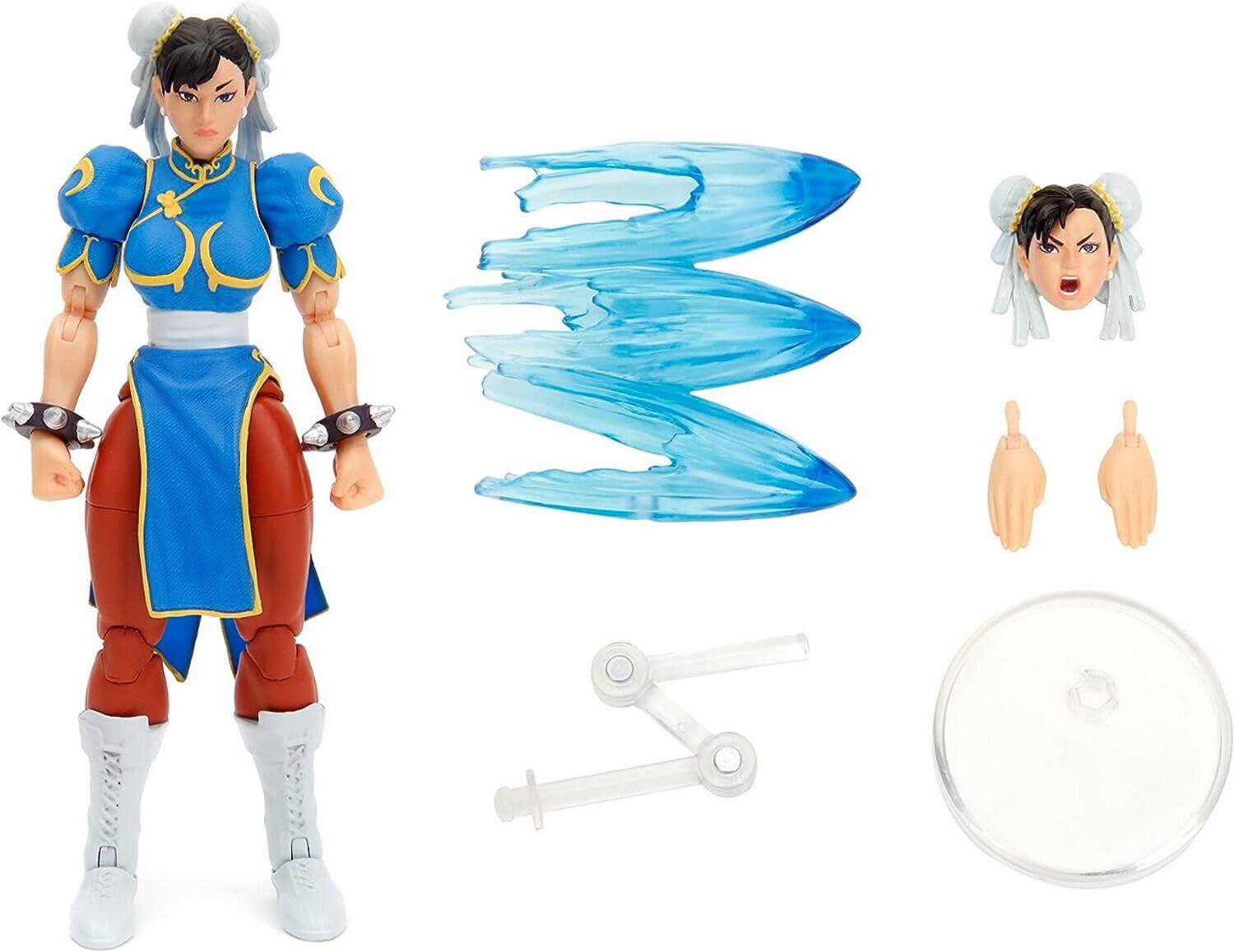 Alt View 1. Jada Toys - Jada Toys - Street Fighter II Chun Li 6-in Articulated Collectible Action Figure - Multicolor.