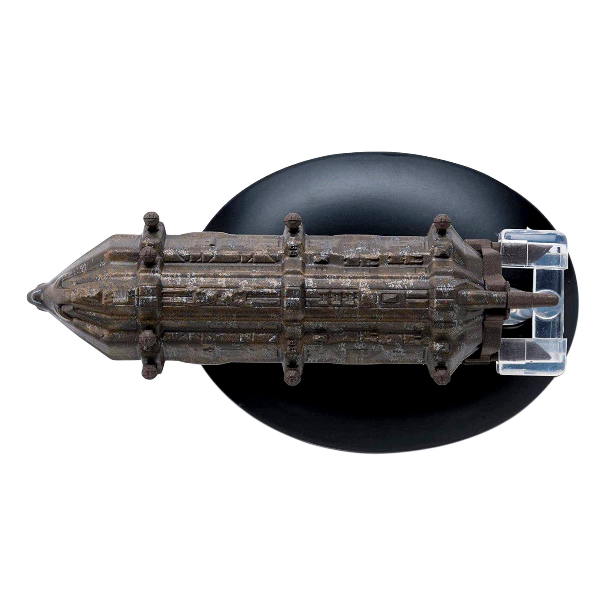 Alt View 3. Eaglemoss - Eaglemoss Star Trek Starship Replica | Malon Freighter - Black.