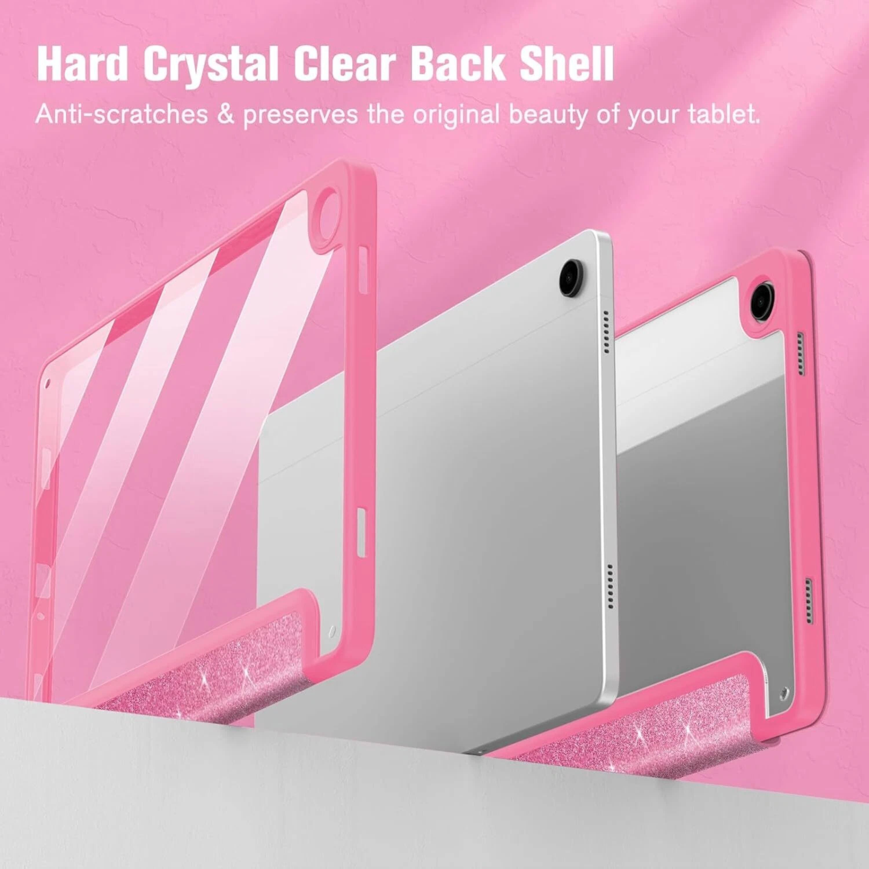 Hard Crystal Clear Back Shell  
Anti-scratches & preserves the original beauty of your tablet.