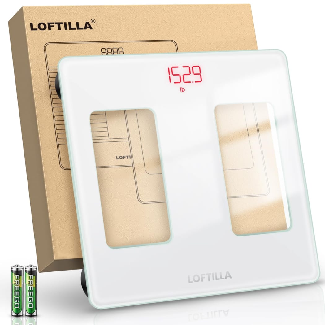Arboleaf - weight Scale, Accurate Measurements, LED Display - White