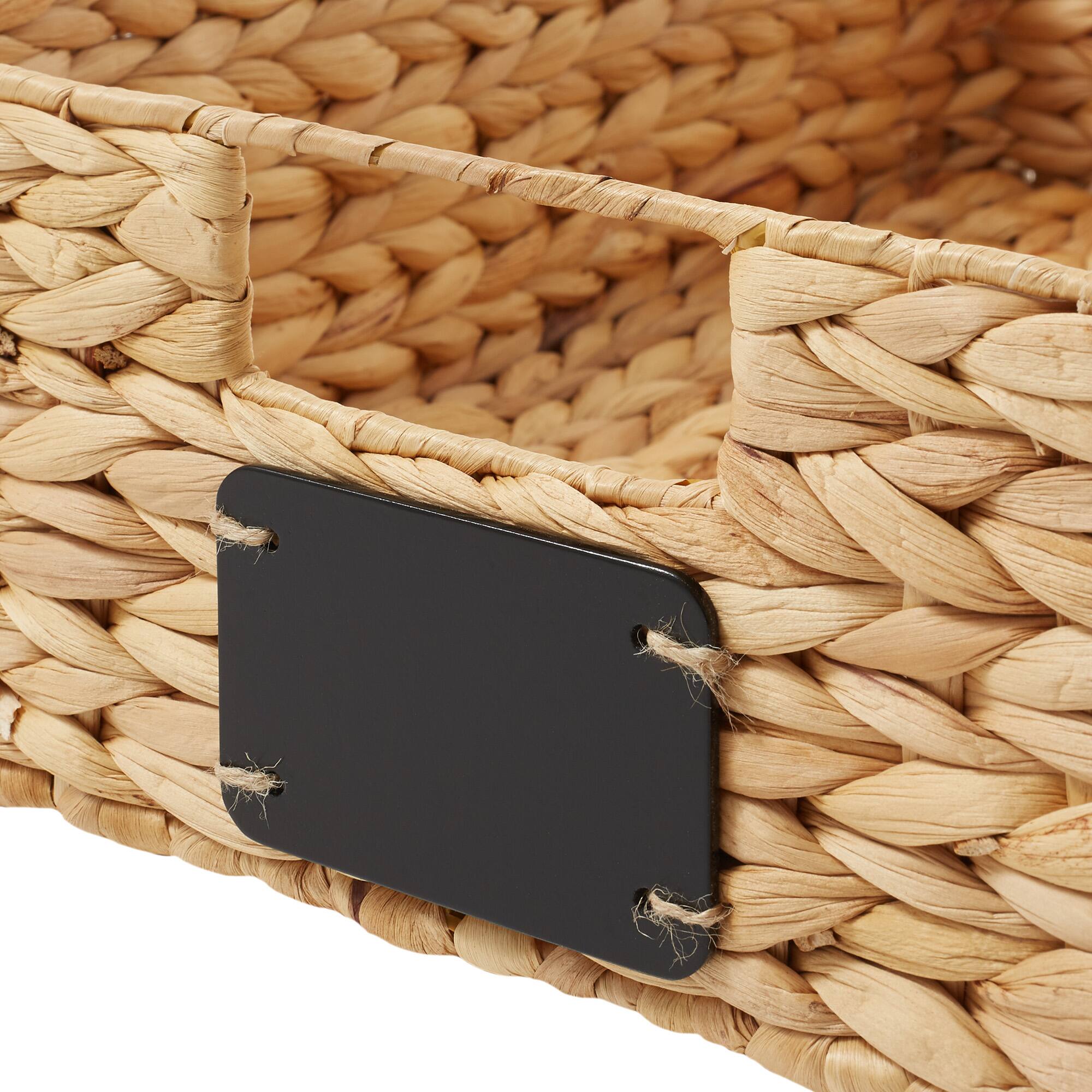 Alt View 4. Casafield - Water Hyacinth Pantry Storage Basket Organizer Bins - Natural - Hyacinth.