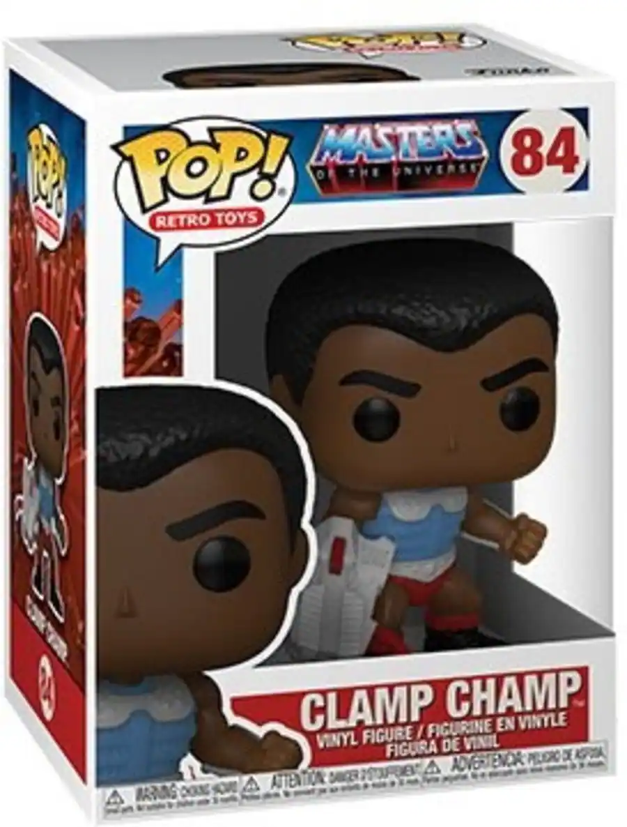 Door Master Back Box Funko POP! Retro Toys: Masters of the Universe Clamp Champ COLLECTIBLES ...