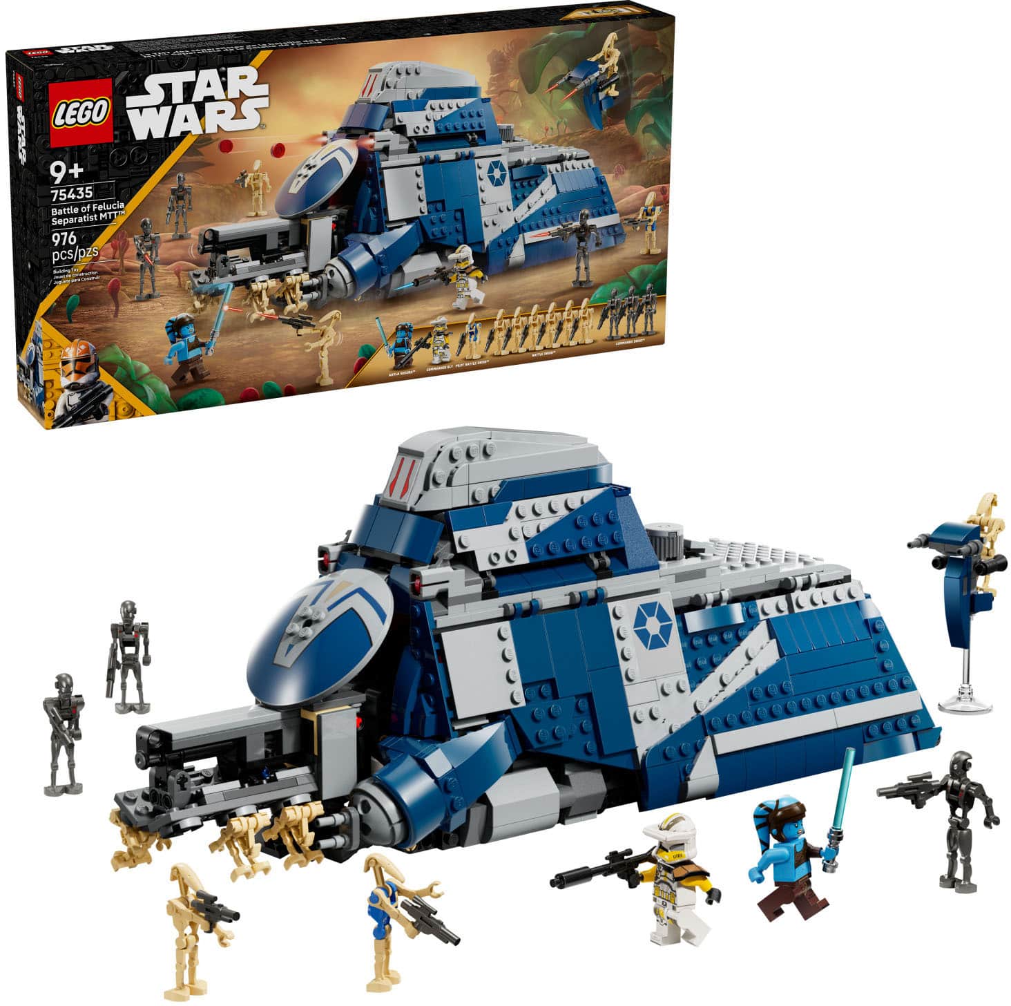 LEGO - Star Wars: The Clone Wars Battle of Felucia Separatist MTT 75435 - Front_Zoom