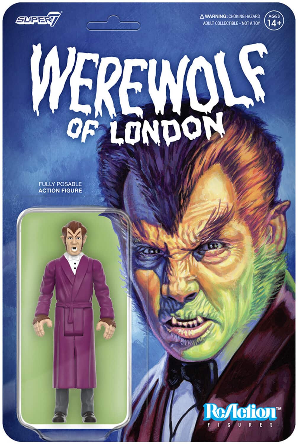 Super7 - Universal Monsters - ReAction Figures - Werewolf of London - COLLECTABLES - Multicolor
