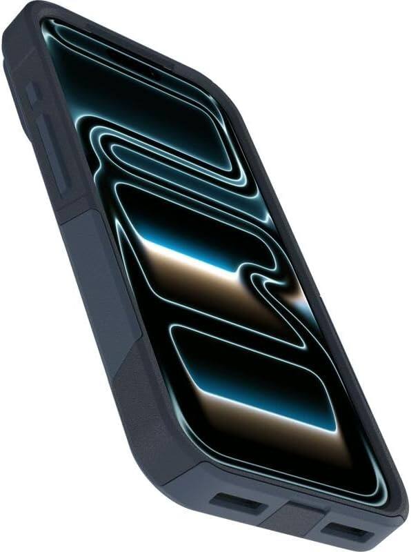 Back. OtterBox - OtterBox iPhone 17 Pro, Bundle: Commuter Series MagSafe Case & Screen Protector - Built-in magnets - Thin & Protective - Blue Sentiment.