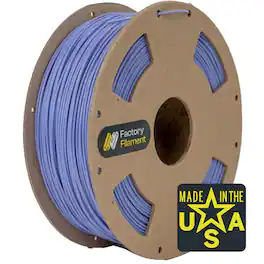 Factory Filament - 1.75mm PLA 3D Printer Filament, 1 KG Spool, Dimensional Accuracy +/- 0.02 mm, 3D Printing Filament - Lavender