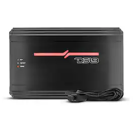 DS18 Audio - ZR 1-Channel Class D Car Amplifier, 1000W RMS at 1 Ohm - Black