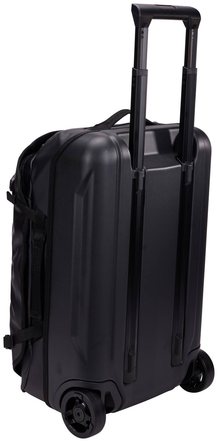 Angle. Thule - Chasm 22" Carry-On Spinner – Lightweight Hard-Shell Travel Case - Black.