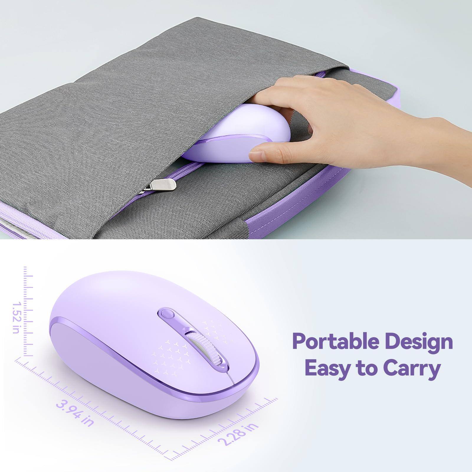 HM 1810 Mouse 4g Quiet Computer With Receiver Buttons Portable Cordless ...