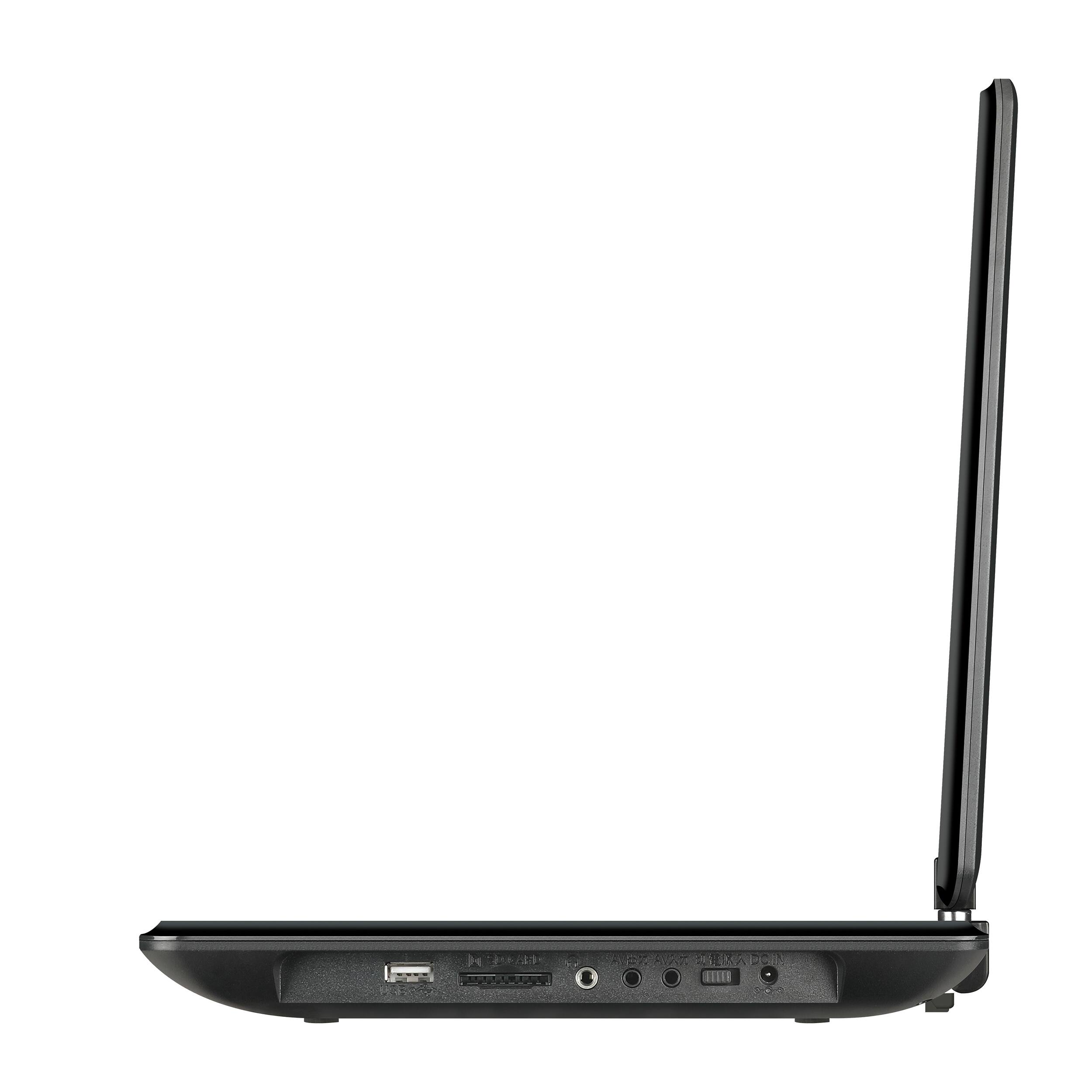 Alt View 3. Supersonic - SuperSonic 14 Inch Portable Swivel DVD Player in Black with TV Tuner.