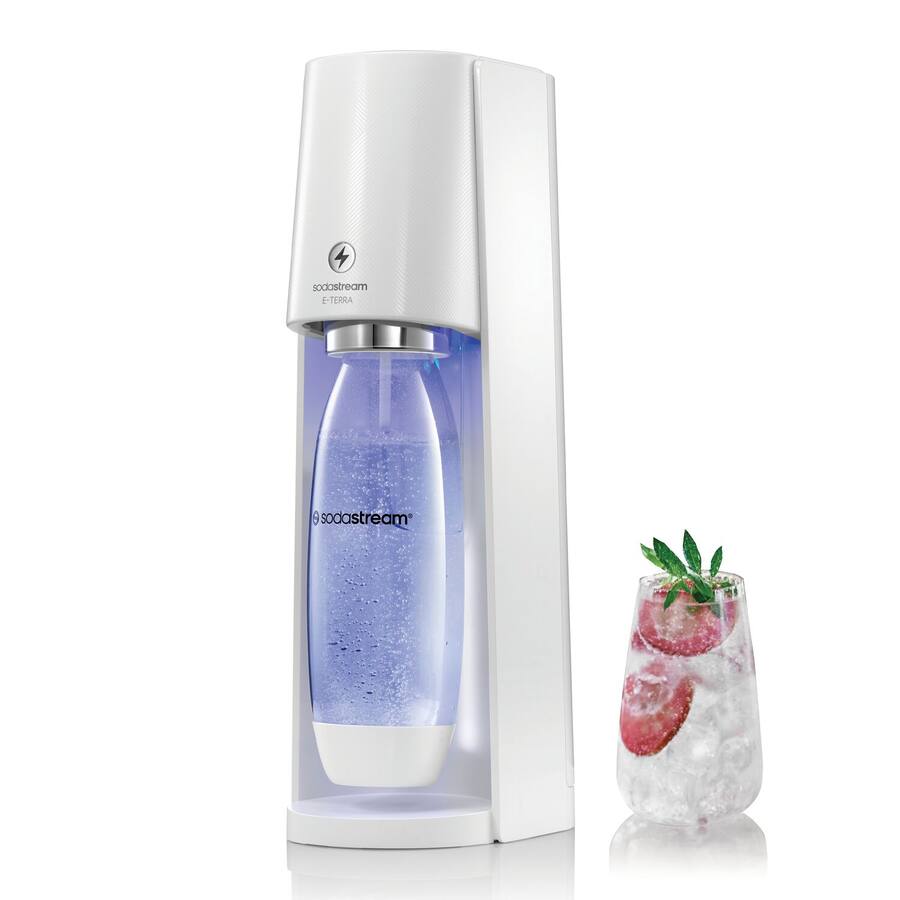 SodaStream E TERRA Sparkling Water Maker White 1012911010 SodaStream E TERRA Sparkling Water Maker White 1012911010
