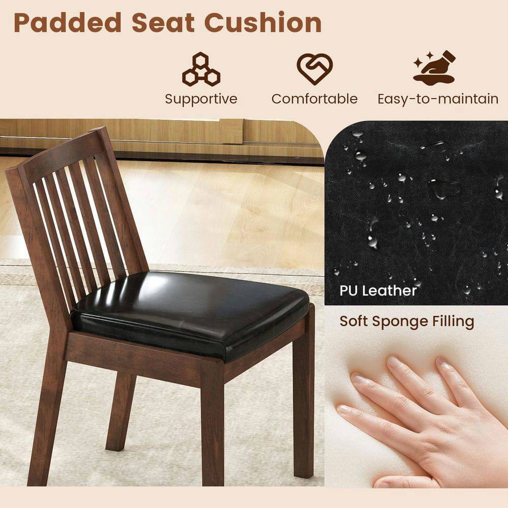 Padded Seat Cushion

- Supportive
- Comfortable
- Easy-to-maintain

PU Leather
Soft Sponge Filling