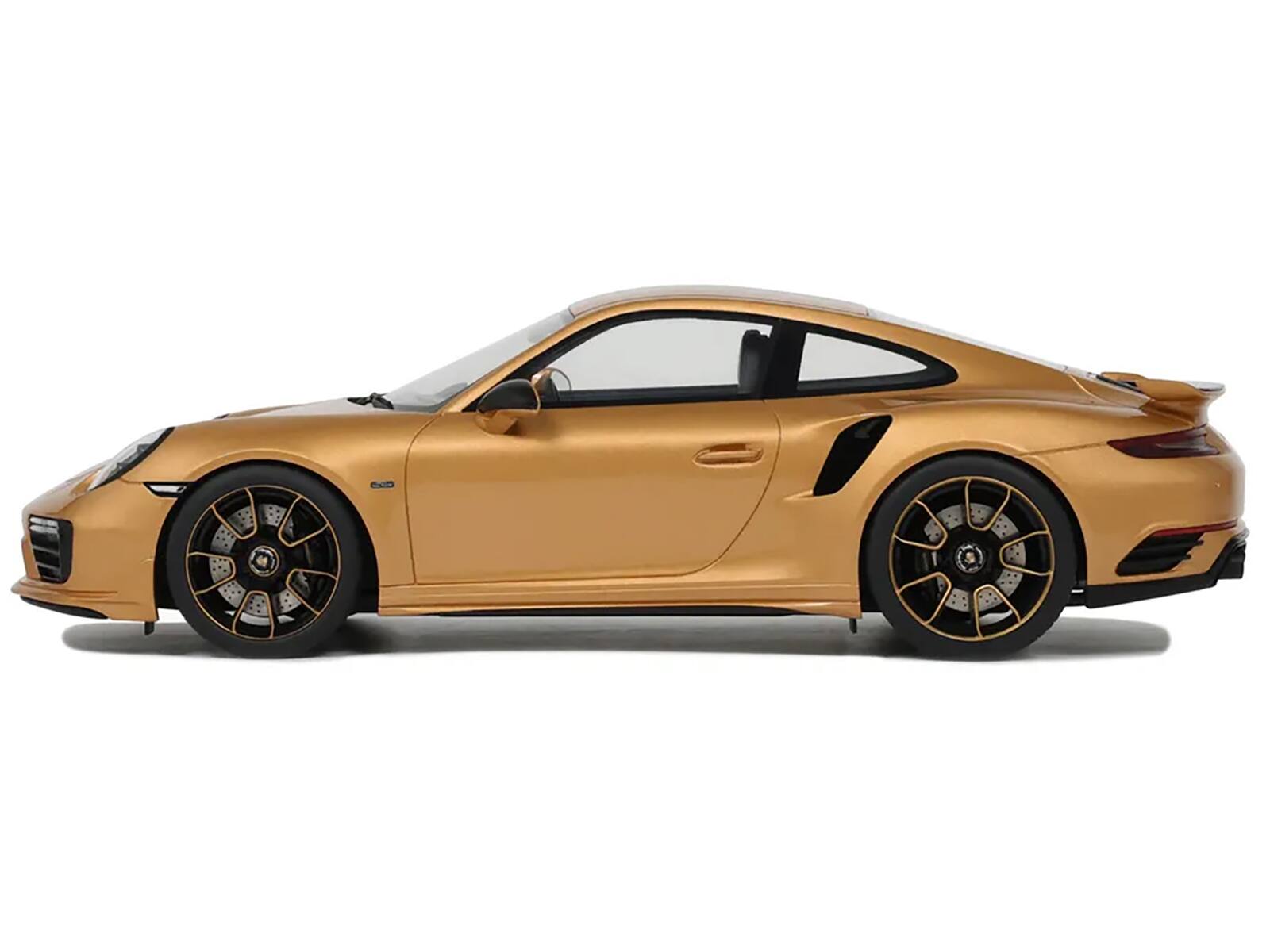 Back. GT Spirit - Porsche 991.2 Turbo S Orange Metallic with Black Stripes 1/18 Model Car by GT Spirit - Orange Metallic with Black.