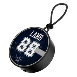 Keyscaper - CeeDee Lamb Dallas Cowboys Bluetooth IP67 Waterproof Speaker - Black