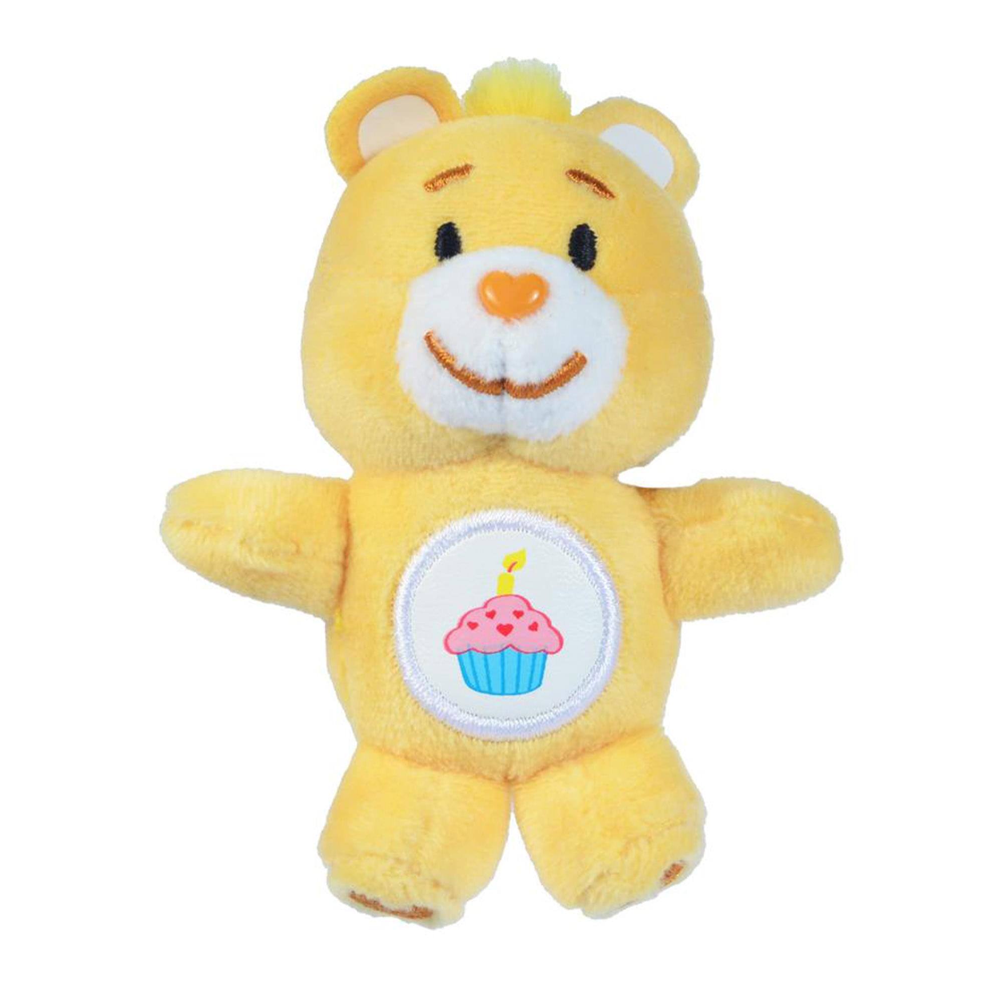 Front. Super Impulse - World's Smallest Care Bears Plush Series 6 | Birthday Bear - Yellow.