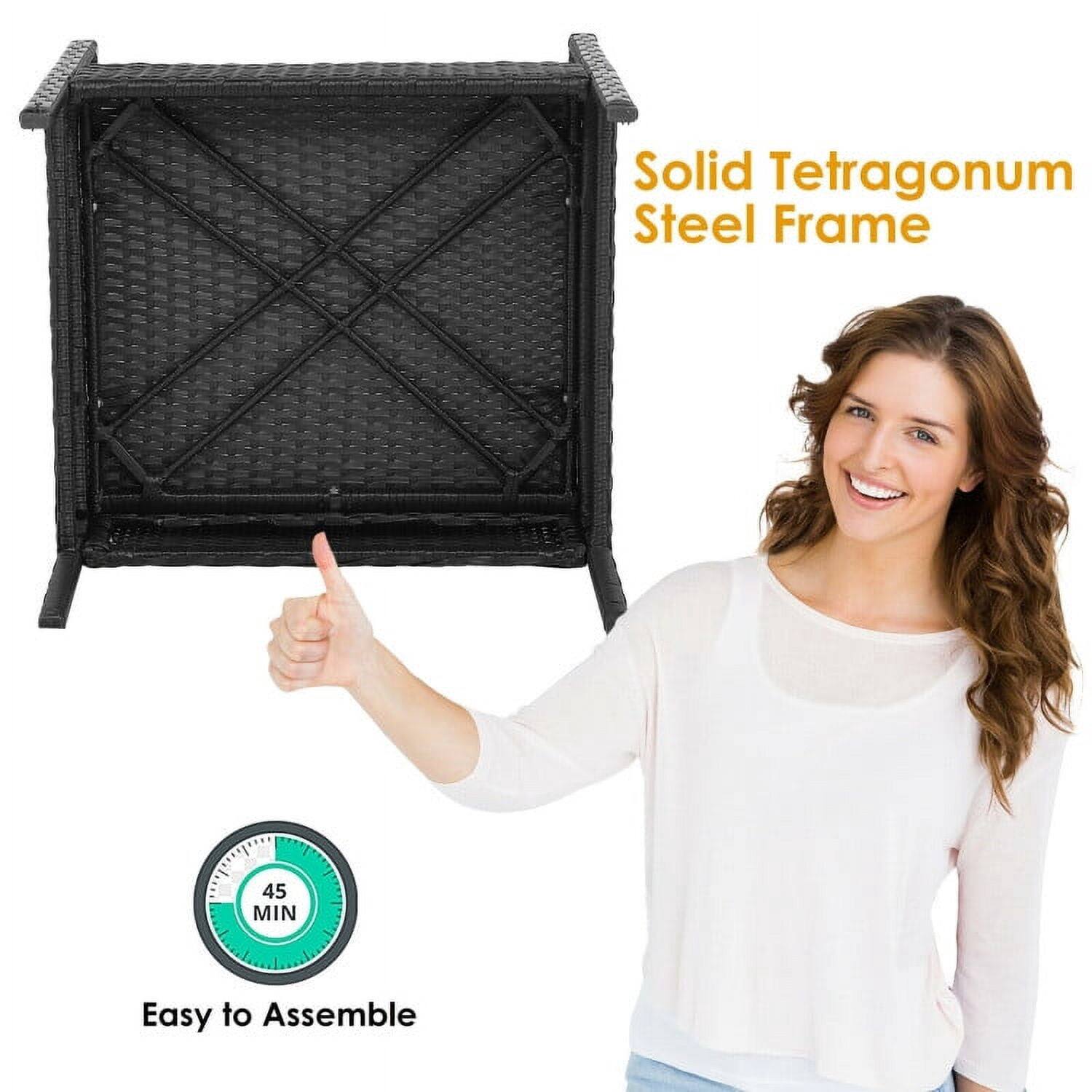 Solid Tetragonum Steel Frame  
45 MIN  
Easy to Assemble