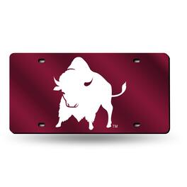 Rico Industries - West Texas A&M Buffaloes Red Mirrored Laser Cut License Plate Laser Tag - Multi