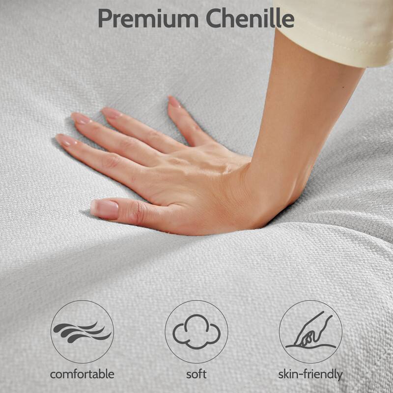 Premium Chenille: comfortable, soft, skin-friendly.
