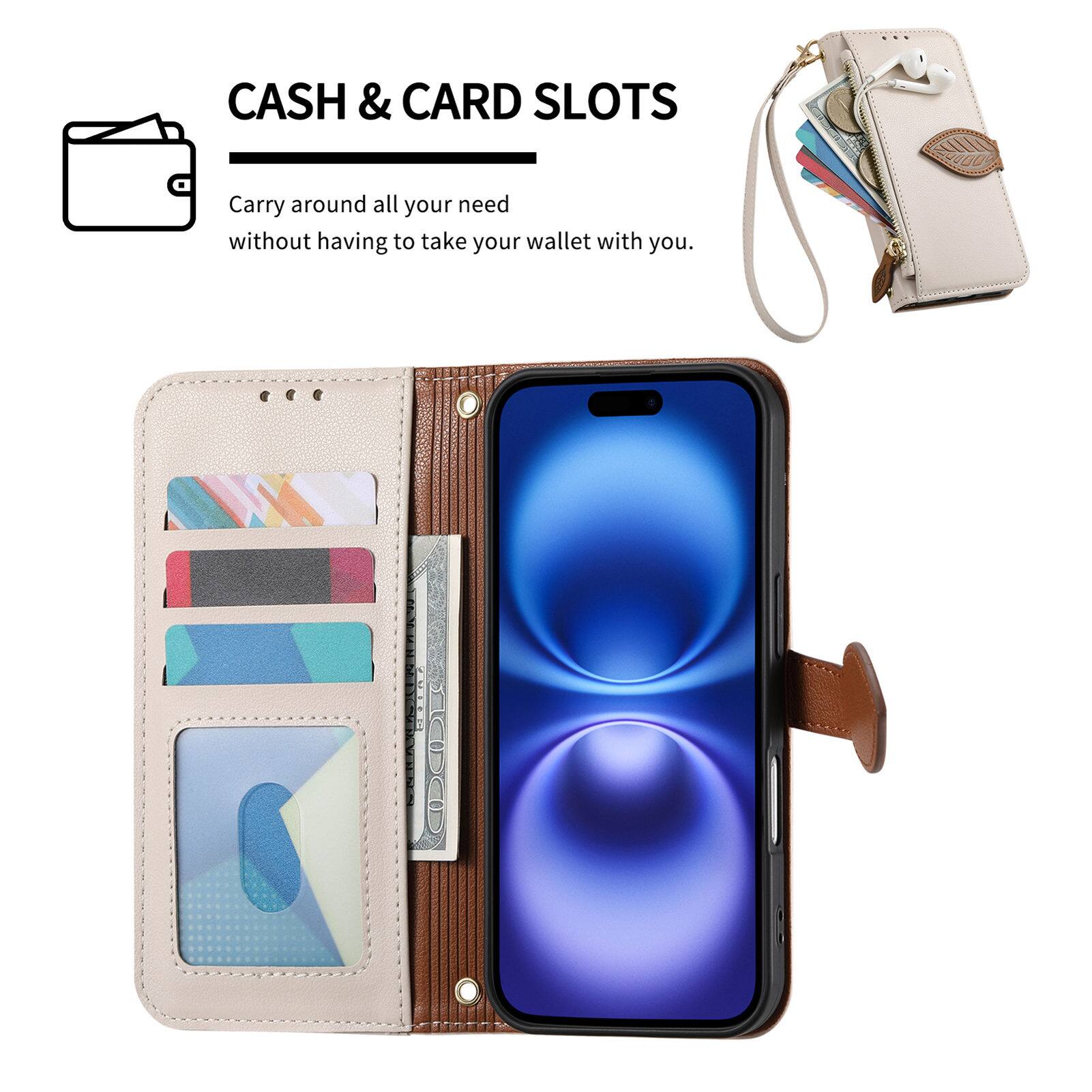 CASH & CARD SLOTS  
Carry around all your need without having to take your wallet with you.