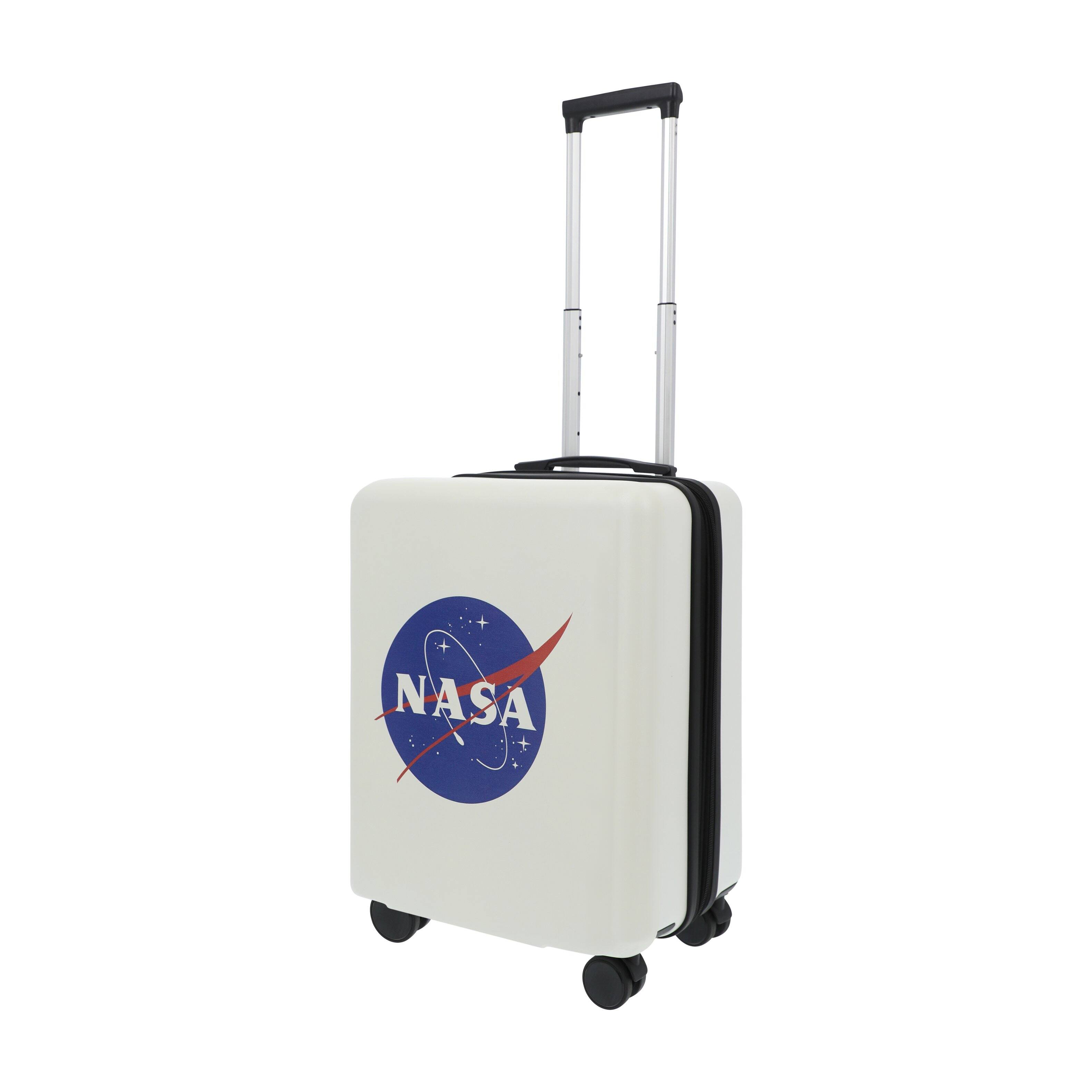 Angle. Ful - NASA 22.5" CARRY-ON LUGGAGE - WHITE.